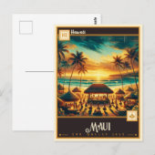 Carte Postale Maui, Hawaii | VINTAGE (Devant / Derrière)