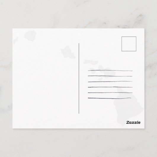 Carte Postale Maui Island Hawaii Rétro Palmiers Souvenirs des an (Dos)