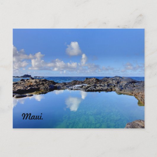 Carte Postale Maui. Pools D'Olivine. (Devant)