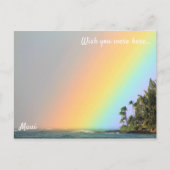 Carte postale Maui Rainbow (Devant)