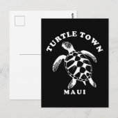 Carte Postale Maui Turtle Town (Devant / Derrière)