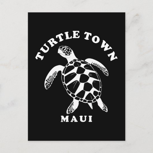 Carte Postale Maui Turtle Town (Devant)