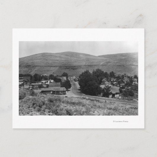 Carte Postale Maupin, Oregon Town View Section Affaires (Devant)