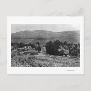 Carte Postale Maupin, Oregon Town View Section Affaires