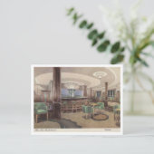 Carte Postale Mauretania Passenger Ship, Intérieur 1940 Vue (Debout devant)