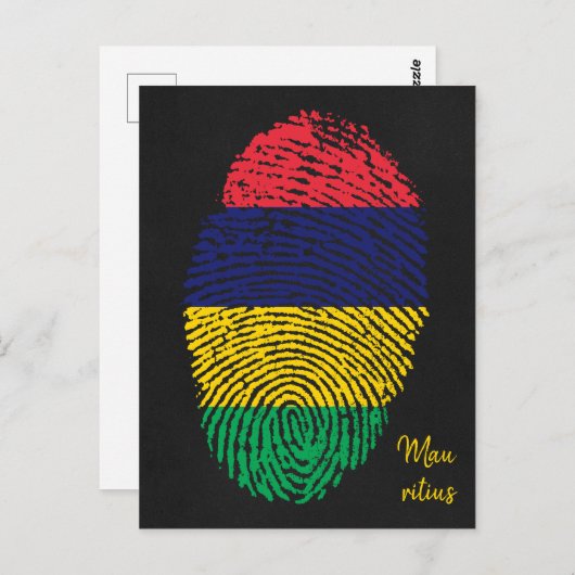 Carte Postale Maurice (Devant / Derrière)