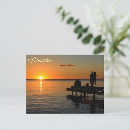 Carte Postale Maurice (Debout devant)