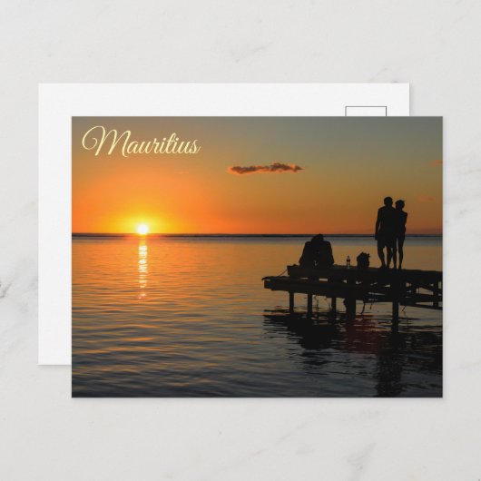 Carte Postale Maurice (Devant / Derrière)