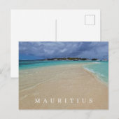 Carte postale Maurice à marée basse (Devant / Derrière)