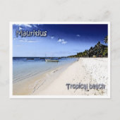 Carte Postale Maurice - Plage tropicale - (Devant)
