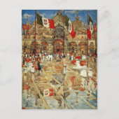 Carte Postale Maurice Prendergast- Splash of Sunshine and Rain (Devant)