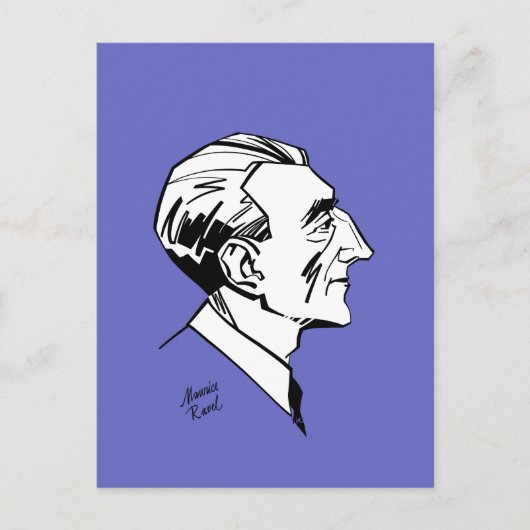 Carte Postale Maurice Ravel (Devant)