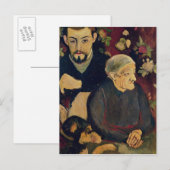 Carte Postale Maurice Utrillo, sa grand-mère et son chien (Devant / Derrière)