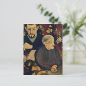 Carte Postale Maurice Utrillo, sa grand-mère et son chien (Debout devant)