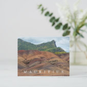 Carte postale mauricienne couleur vue sol (Debout devant)