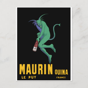 Carte Postale Maurin Quina - Cappiello 1906 - absinthe Apertif