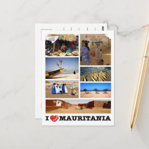Carte Postale Mauritanie - I Love -