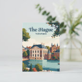 Carte Postale Mauritshuis Pays-Bas (Debout devant)