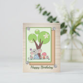 Carte Postale Maus unterm Baum (Debout devant)