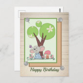 Carte Postale Maus unterm Baum (Devant / Derrière)