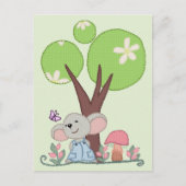 Carte Postale Maus unterm Baum (Devant)