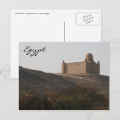 Carte Postale mausolée aga khan (Devant / Derrière)