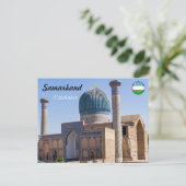 Carte Postale Mausolée d'Amir Timur - Samarkand, Ouzbékistan (Debout devant)
