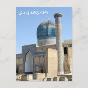 Carte Postale Mausolée de Timur à Samarkand, Ouzbékistan