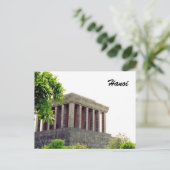 Carte Postale mausolée d'HCM (Debout devant)