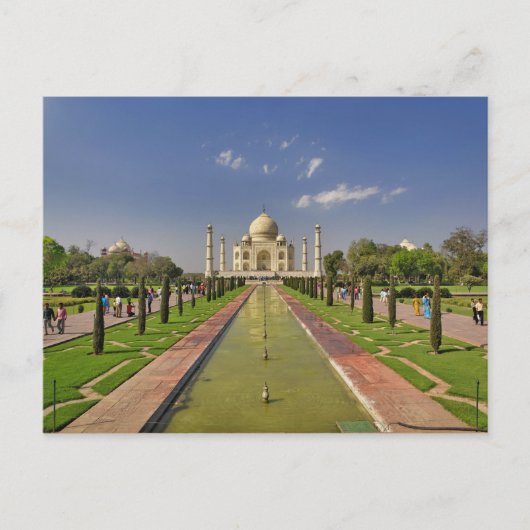 Carte Postale mausolée du Taj Mahal / Agra, Inde 2 (Devant)