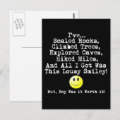 Carte Postale Mauvais (Devant / Derrière)