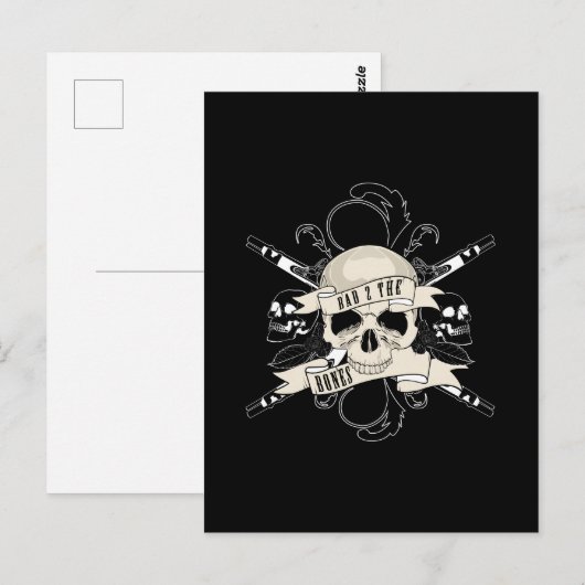 Carte Postale Mauvais 2 Os (Devant / Derrière)