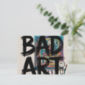 Carte Postale Mauvais art (Debout devant)