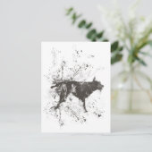 Carte Postale Mauvais chien (Debout devant)