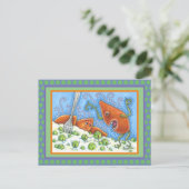 CARTE POSTALE MAUVAIS JAM JOUER AUX POIS, AMUSANT REPAS DE REPAS (Debout devant)