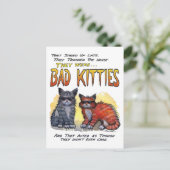 Carte Postale Mauvais Kitties (Debout devant)
