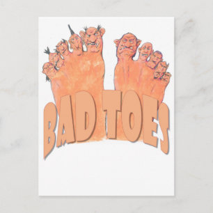 Carte Postale Mauvais orteils