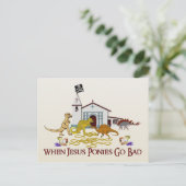 Carte Postale Mauvais poney Jésus (Debout devant)