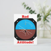Carte Postale Mauvaise attitude (Debout devant)