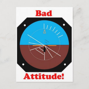 Carte Postale Mauvaise attitude