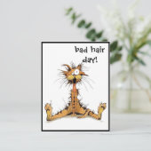 Carte postale - Mauvaise journée des cheveux ! (Debout devant)