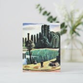 Carte Postale Max Beckmann - Mer avec peupliers, art (Debout devant)