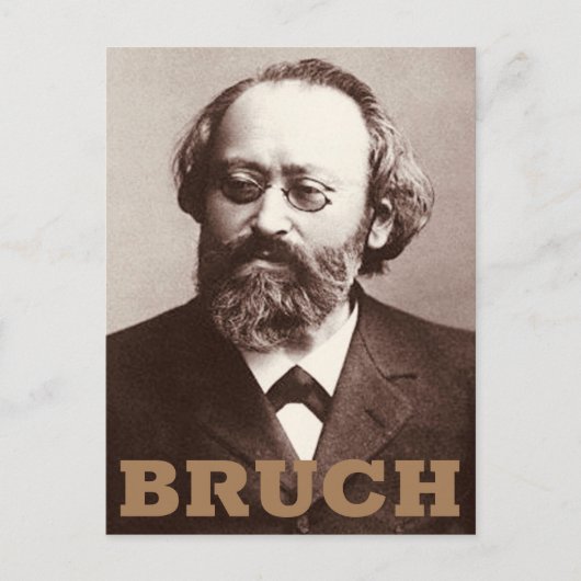 Carte postale Max Bruch (Devant)