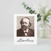 Carte Postale Max Bruch - signature (Debout devant)