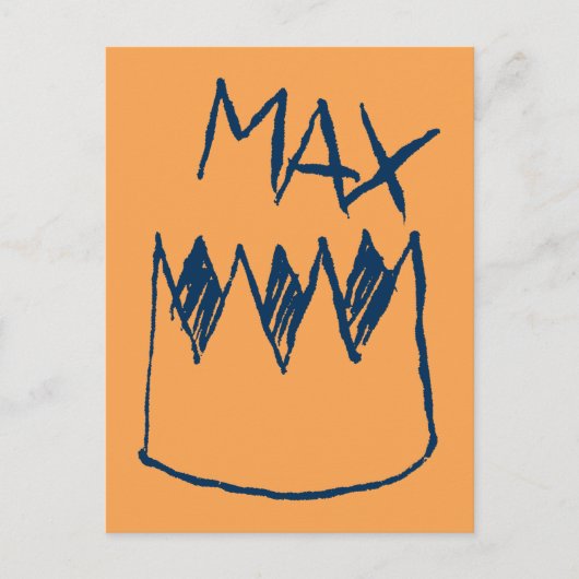 Carte Postale Max & Crown Sketch (Devant)