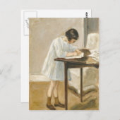 Carte Postale Max Liebermann - La petite-fille de l'artiste (Devant / Derrière)