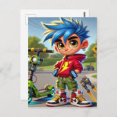 Carte Postale Max Rockett (Devant / Derrière)