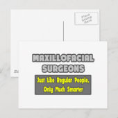 Carte Postale Maxillofacial Surgeons. (Devant / Derrière)