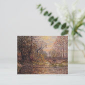 Carte Postale Maxime Maufra - Coucher de soleil sur la Loire (Debout devant)