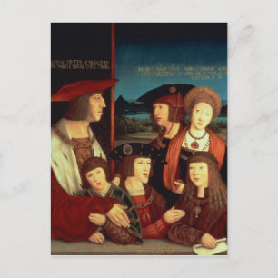 Carte Postale Maximilian I avec sa première femme